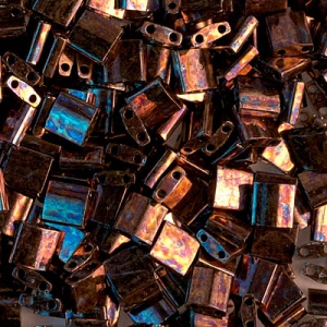 Miyuki Tila Beads 5x5x1.9 mm TL-0457B - Op Dark Raspberry Iris x10g