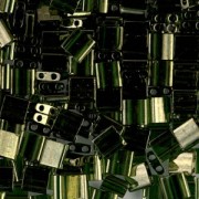 Miyuki Tila Beads 5x5x1.9 mm TL-0306 -  Olive Gold Luster x10g|raw }}