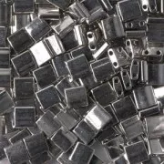 Miyuki Tila Beads 5x5x1.9 mm TL-0194 - Palladium Plated x5g
