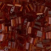 Miyuki Tila Beads 5x5x1.9 mm TL-0134 - Tr Dark Topaz x10g