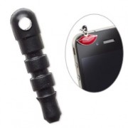 Terminale Jack plug per telefonino 18x4mm Nero x1