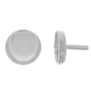 Perno portacabochon 6 mm - Argento 925 x1