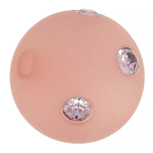Tonda strass Polaris mm. 10 Antique Pink x1