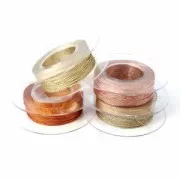 Bobina di filo italiano Sorrento 0,6 mm - Rosa antico x50m