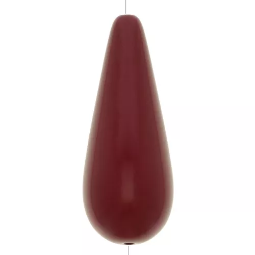Perlina di resina pera 40x16 mm - Fecce di vino x1
