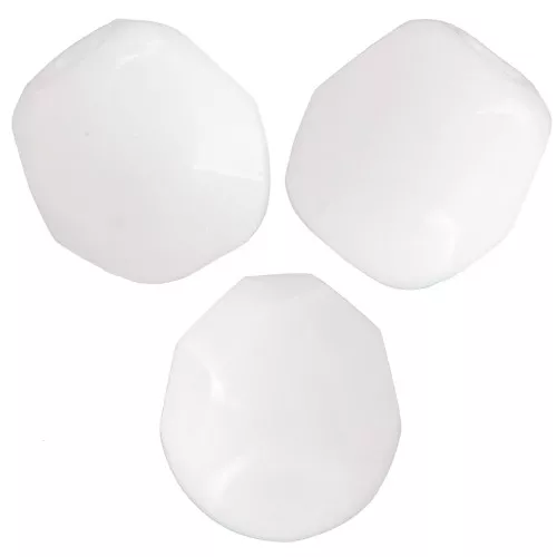 Sfaccettature 4 mm bianco gesso x50