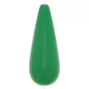 Perlina di resina pera 40x16 mm - Verde x1