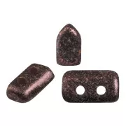 Perle in vetro Piros® di Puca® 2x5 mm Dark Violet Metallic Mat x10g