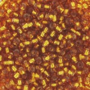 Perle di semi Preciosa 11/0 2 mm - Topazio Argento Foderato x20g