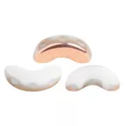 Arcos® di Puca® 5x10 mm Opaque White Capri Gold x10g
