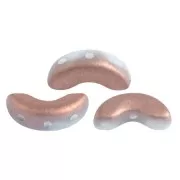 Arcos® di Puca® 5x10 mm Opaque White Mat Capri Gold x10g