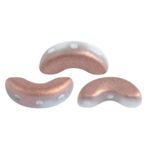 Arcos® di Puca® 5x10 mm Opaque White Mat Capri Gold x10g