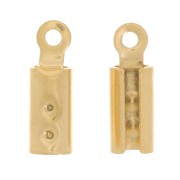 Pinze per Chiudicordoncino da 2 mm - Acciaio inossidabile 304 Dorato x4
