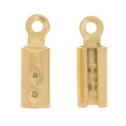 Pinze per Chiudicordoncino da 2 mm - Acciaio inossidabile 304 Dorato x4