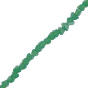 Perle di vetro irregolari sfaccettate 3mm - Verde scuro x33cm|raw }}