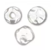 Tonde sgualcite 5 mm Argento 925 x5