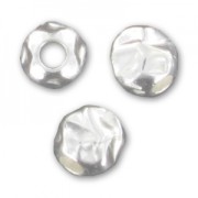 Tonde sgualcite 4 mm Argento 925 x10|raw }}