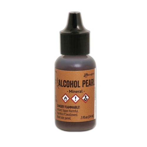 Inchiostro trasparente a alcol Alcohol Pearl Tim Holtz - Mineral x14ml