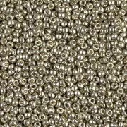 Rocaille Miyuki Duracoat 11/0 4221 - Peltro chiaro zincato x 100 g