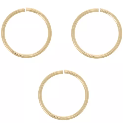 Anellini aperti mm.8x0.6 in Gold filled x10