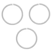 Anelli aperti in argento 925 8x0.6 mm x10