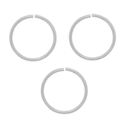 Anelli aperti in argento 925 7x0.6 mm x10