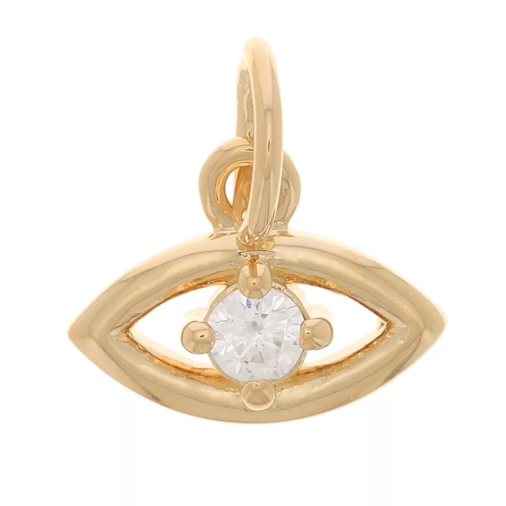 Quiges – Ciondolo A Foglia Con Perla – Placcato Rodio – Attacco 6 Mm – Per Bracciali In Pelle
