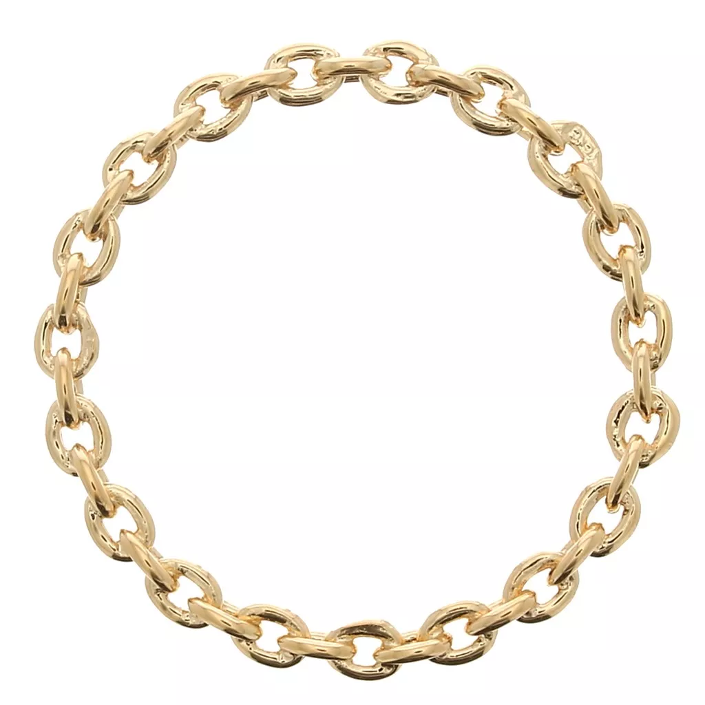 Anello Sottile Con 2 Fori - Misura 52 - Placcato Oro 3 Micron X1 - Perles & Co - Foto 10