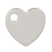 Mini Charm a forma di cuore 8 mm - Argento 925 x1|raw }}