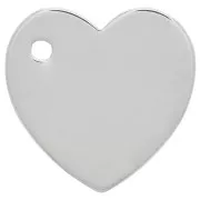 Ciondolo a forma di cuore 13 mm - Argento 925 x1