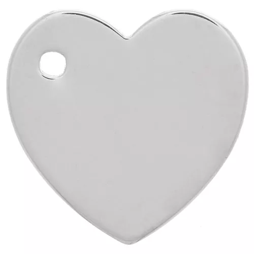 Ciondolo a forma di cuore 13 mm - Argento 925 x1