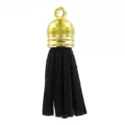 Nappina Ultra Suede mm. 36 dorato Nero x1