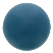 Cabochon opaco in resina 14 mm - Blu pavone x1|raw }}