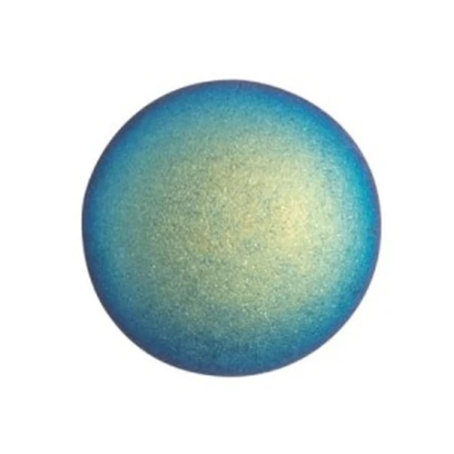 Cabochon di vetro di Puca® 18 mm Jet Mat AB x1
