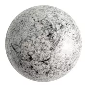 Cabochon rotondo di vetro di Puca® 25 mm - Old Silver x1