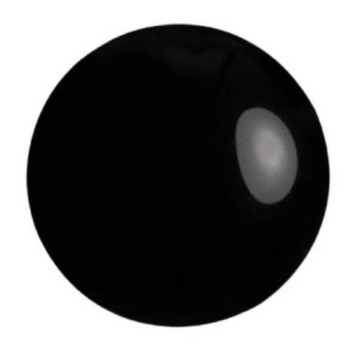 Cabochon rotondo di vetro di Puca® 25 mm - Jet x1