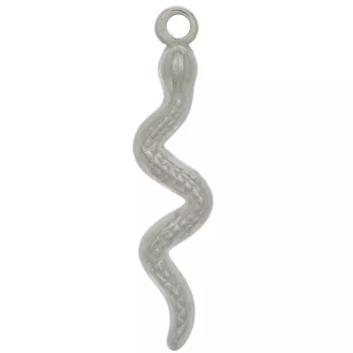 Pendente serpente 28x6 mm - Acciaio inossidabile 304 x1