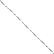 Catena palline e olive 2,6 mm - Acciaio inossidabile x1m