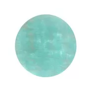 Cabochon piatto rotondo - disco - 10mm -pietra semi preziosa- Amazonite x1