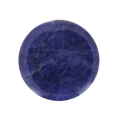 Cabochon piatto rotondo - disco - 10mm -pietra semi preziosa- Sodalite x1