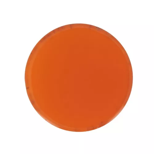 Cabochon piatto rotondo - disco - 10mm -pietra semi preziosa colorata- Corniola x1