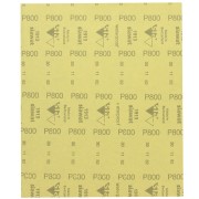 Carta smerigliata impermeabile SIA Abrasives 280x230 mm - P800 - Rosso x1