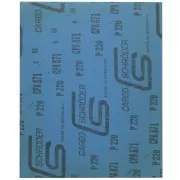 SCHRODER Carta vetrata - morbido impermeabile 280x230 mm - P220 - Blu x1