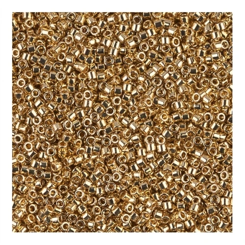 Miyuki Delica 11/0 DB0034 - 24kt Light Gold Plated x5g