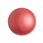 Cabochon di vetro di Puca® 18 mm Pastel Dark Coral x1