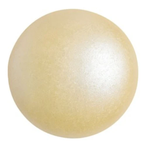 Cabochon rotondo di vetro di Puca® 25 mm - Pastel Cream x1