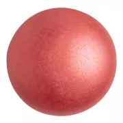 Cabochon rotondo di vetro di Puca® 25 mm - Pastel Dark Coral x1