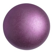 Cabochon rotondo di vetro di Puca® 25 mm - Pastel Bordeaux x1