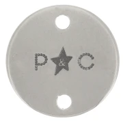 Distanziatori personalizzati da 12mm con logo simplice -acciaio inox 304 x100