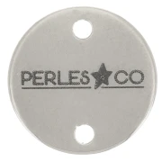 Distanziatori personalizzati 12mm con logo complesso - acciaio inox 304 x100